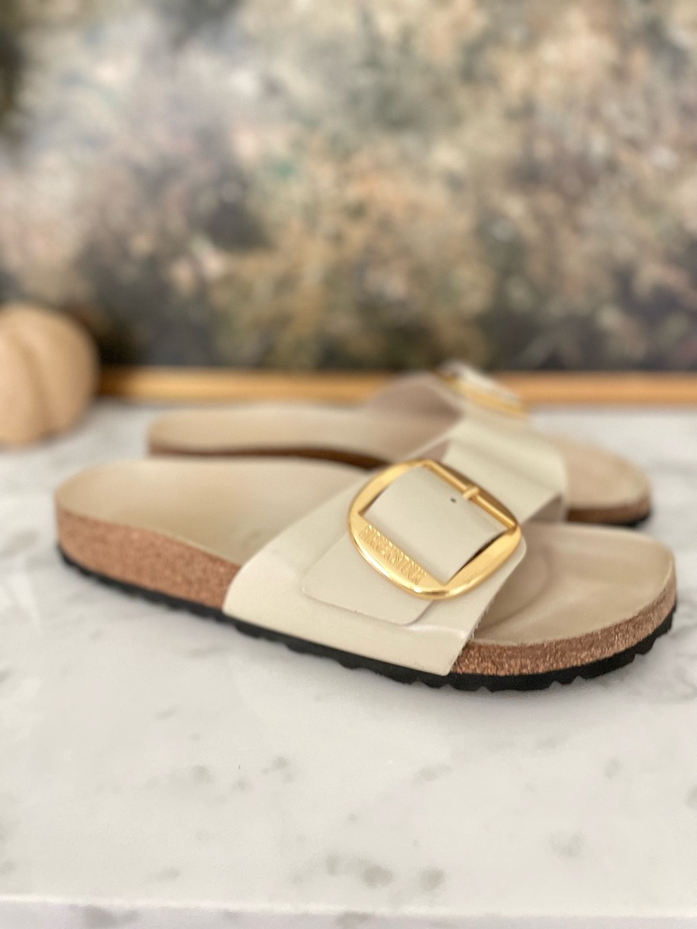 Birkenstock Cream Madrid Big Buckle